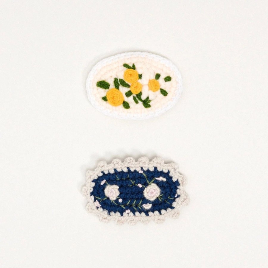 Accessories Hansel from Basel | Polly Crochet Hair Clips