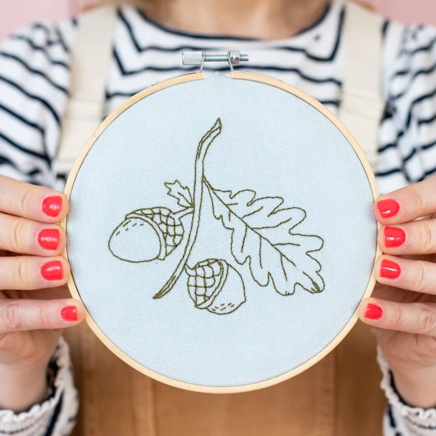 Home & Lifestyle Cotton Clara Crafts | Acorn Embroidery Kit