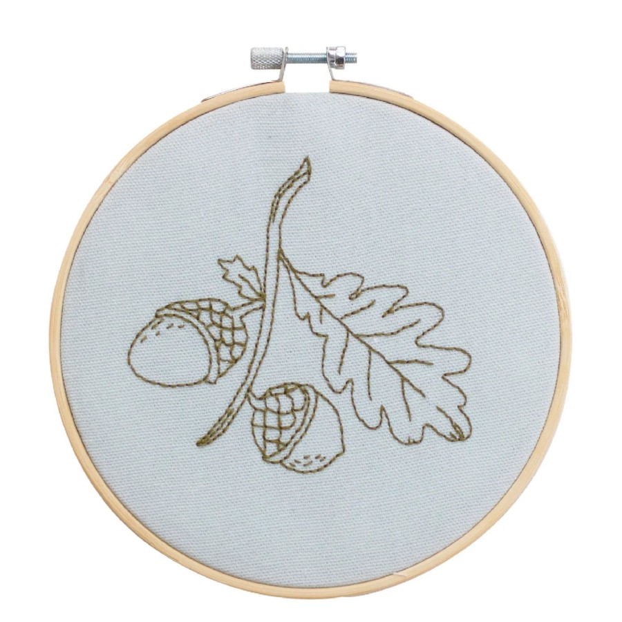 Home & Lifestyle Cotton Clara Crafts | Acorn Embroidery Kit