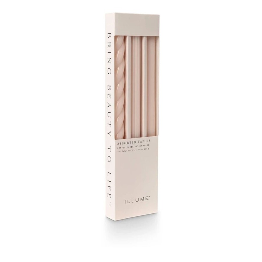 Home & Lifestyle Illume Candles | Pale Pink Assorted Tapers