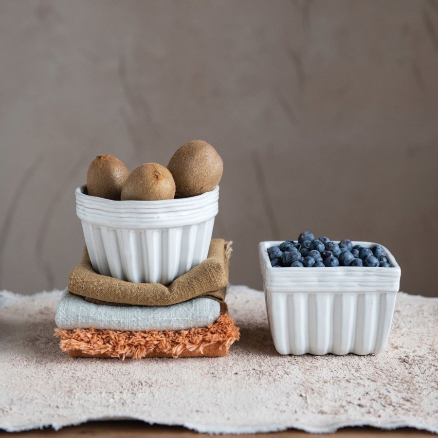 Home & Lifestyle Pinecone Trading Co. Kitchen | Reactive Glaze Stoneware Berry Bowl