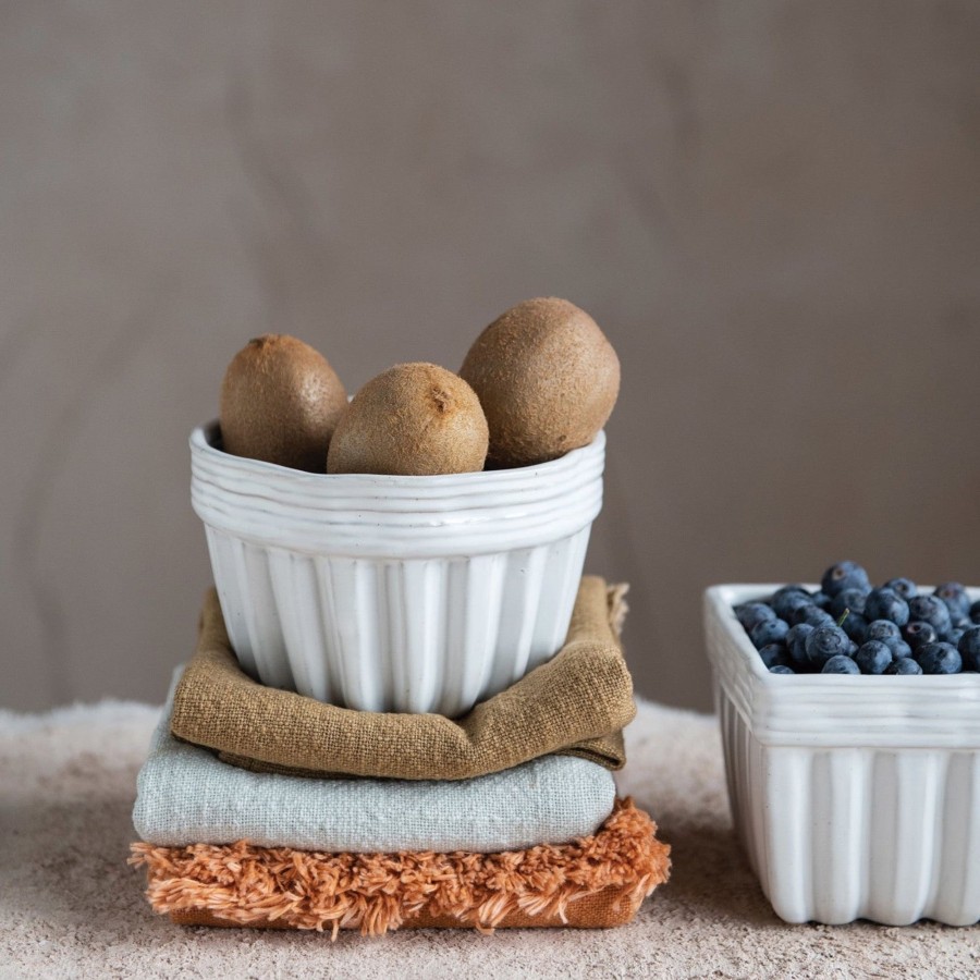 Home & Lifestyle Pinecone Trading Co. Kitchen | Reactive Glaze Stoneware Berry Bowl